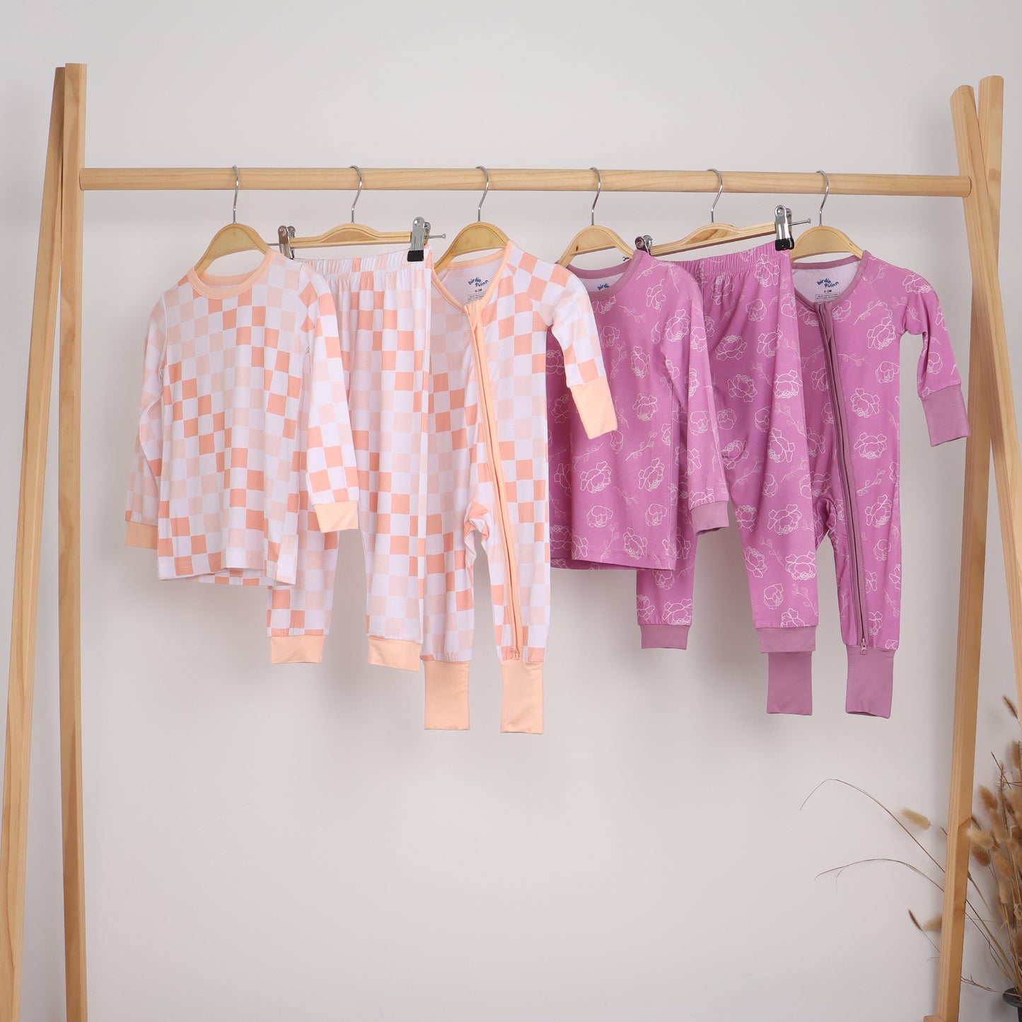 Bamboo Pajamas for Baby - Sweet Peony